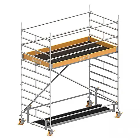 Layher  Rollgerüst Rollgerüst Uni Breit P2 4,20m AH