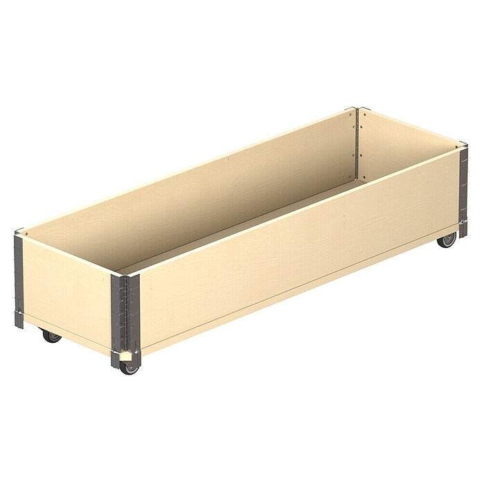 Upyard Maceta para hierbas Rollen (Natural, 120 x 40 x 19,5 cm) | BAUHAUS