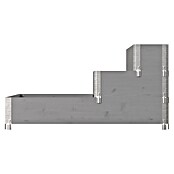Upyard Hochbeet 3 Ebenen (120 x 80 x 58,5 cm, Holz, Grau, Fassungsvermögen: 302,4 l) | BAUHAUS
