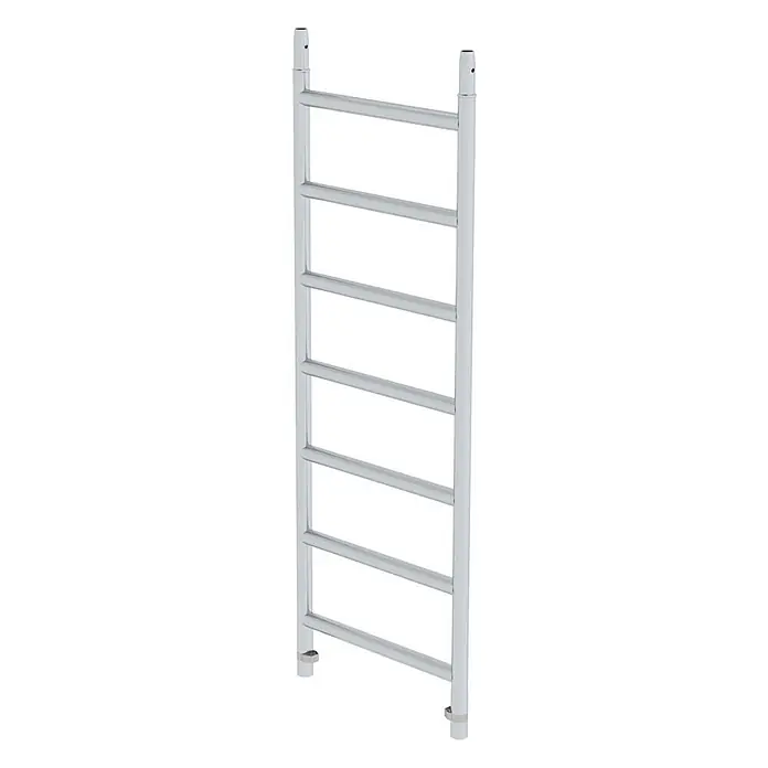 Munk Rollgerüst Aufsteckrahmen für Gerüstbreite 750mm 7 Sprossen -  - Weißer Heizkörper für Handtücher aus Metall mit mehreren Querstreben.