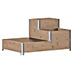 Upyard Hochbeet 3 Ebenen (120 x 80 x 58,5 cm, Holz, Braun, Fassungsvermögen: 301,8 l) | BAUHAUS