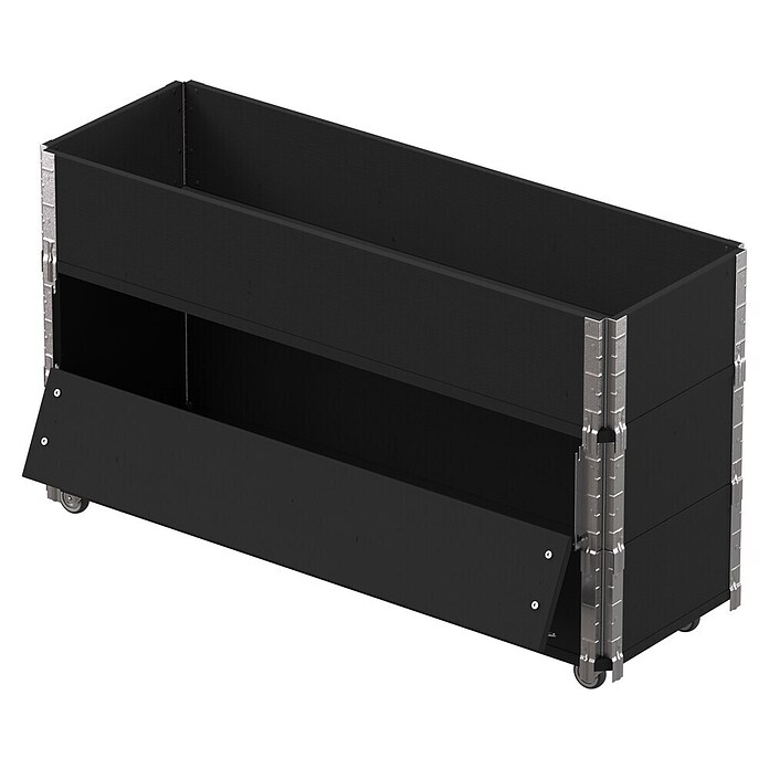 Upyard Maceta para hierbas altas Advanced (120 x 40 x 68 cm, Acero, Negro) | BAUHAUS
