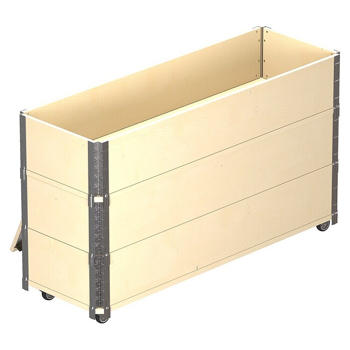 Upyard Maceta para hierbas altas Advanced (120 x 40 x 68 cm, Acero, Natural) | BAUHAUS