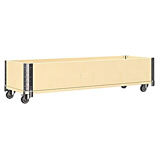 Upyard Maceta para hierbas Rollen (Natural, 120 x 40 x 19,5 cm)