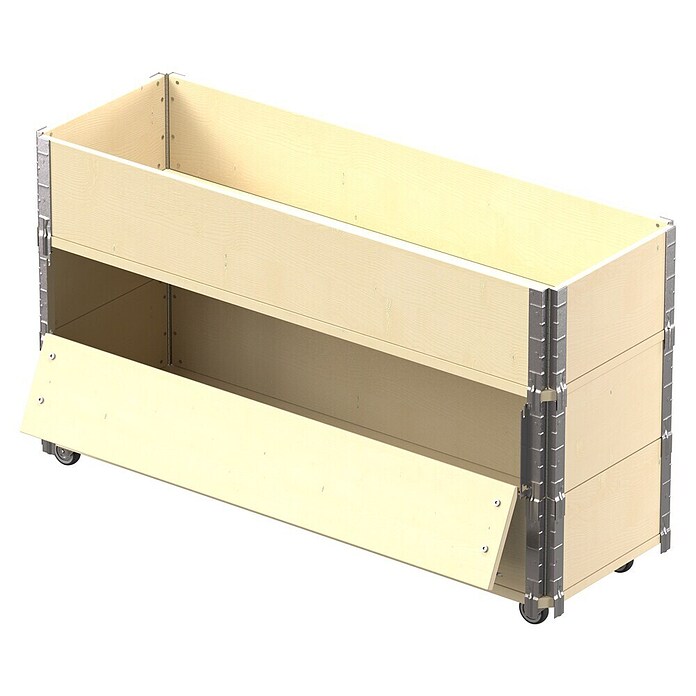 Upyard Maceta para hierbas altas Advanced (120 x 40 x 68 cm, Acero, Natural) | BAUHAUS