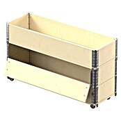 Upyard Maceta para hierbas altas Advanced (120 x 40 x 68 cm, Acero, Natural) | BAUHAUS