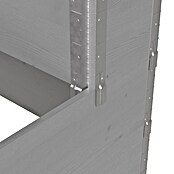 Upyard Hochbeet 3 Ebenen (120 x 80 x 58,5 cm, Holz, Grau, Fassungsvermögen: 302,4 l) | BAUHAUS