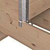 Upyard Hochbeet 3 Ebenen (120 x 80 x 58,5 cm, Holz, Braun, Fassungsvermögen: 301,8 l) | BAUHAUS