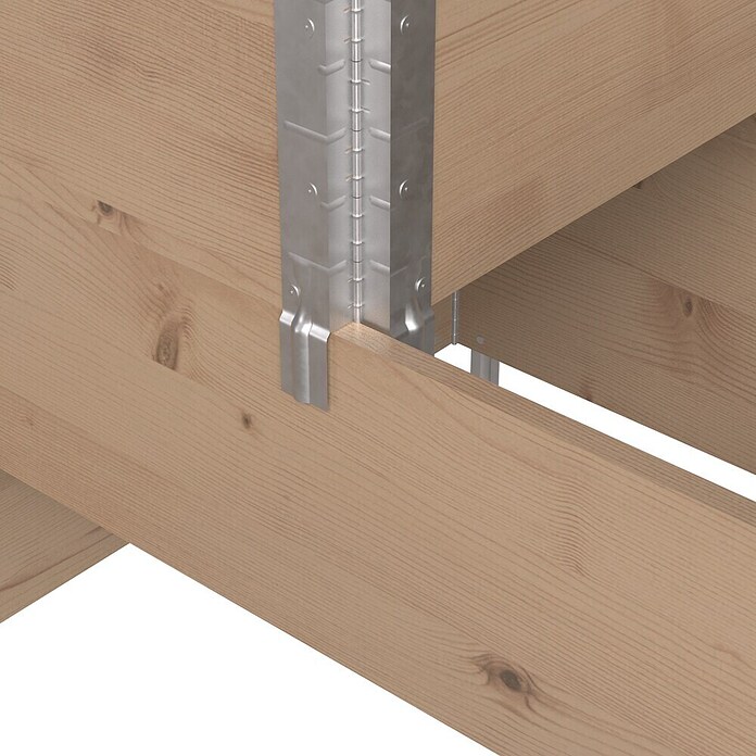 Upyard Hochbeet 3 Ebenen (120 x 80 x 58,5 cm, Holz, Braun, Fassungsvermögen: 301,8 l) | BAUHAUS