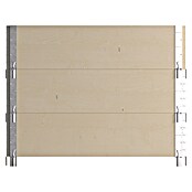 Upyard Hochbeet 3 Ebenen (120 x 80 x 58,5 cm, Holz, Natur, Fassungsvermögen: 302,4 l) | BAUHAUS