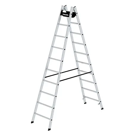 Munk  Doppel-Stehleiter Sprossenstehleiter 2x10 Sprossen