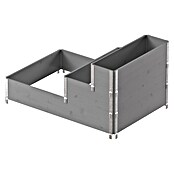 Upyard Hochbeet 3 Ebenen (120 x 80 x 58,5 cm, Holz, Grau, Fassungsvermögen: 302,4 l) | BAUHAUS