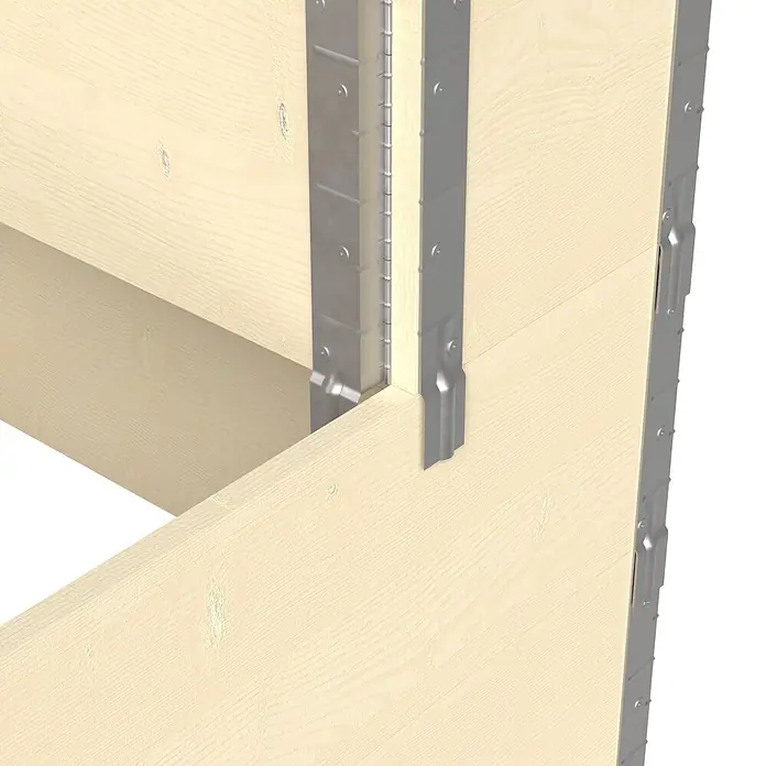 Upyard Huerto de 3 niveles - 120 x 80 x 58,5 cm, Madera, Natural, Capacidad volumétrica: 302,4 l - Tablas de madera clara conectadas por bisagras metálicas de esquina plateadas.