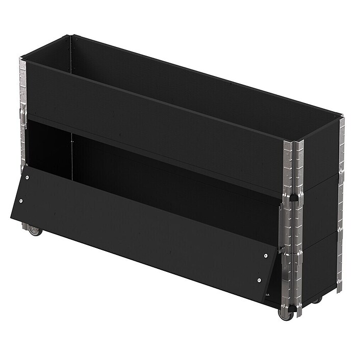 Upyard Kräuterkasten Advanced (120 x 30 x 68 cm, Stahl, Schwarz) | BAUHAUS