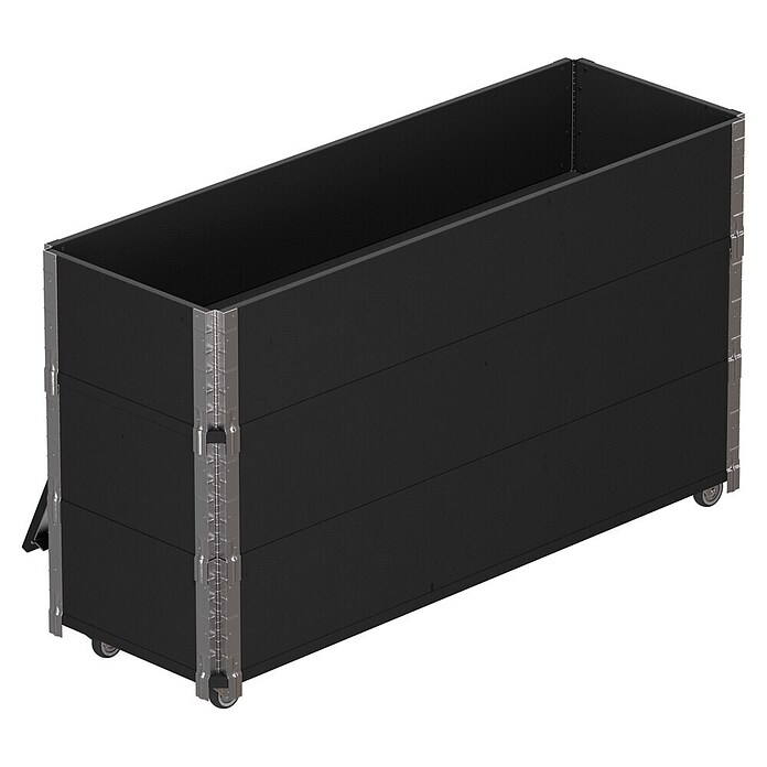 Upyard Maceta para hierbas altas Advanced (120 x 40 x 68 cm, Acero, Negro) | BAUHAUS