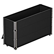 Upyard Maceta para hierbas altas Advanced (120 x 40 x 68 cm, Acero, Negro) | BAUHAUS