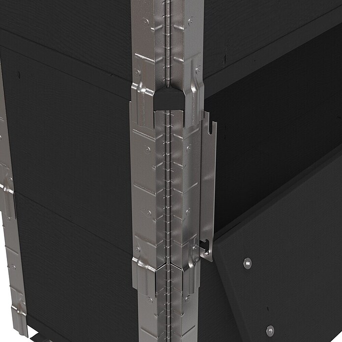 Upyard Kräuterkasten Advanced (120 x 30 x 68 cm, Stahl, Schwarz) | BAUHAUS