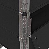 Upyard Maceta para hierbas altas Advanced (120 x 40 x 68 cm, Acero, Negro) | BAUHAUS