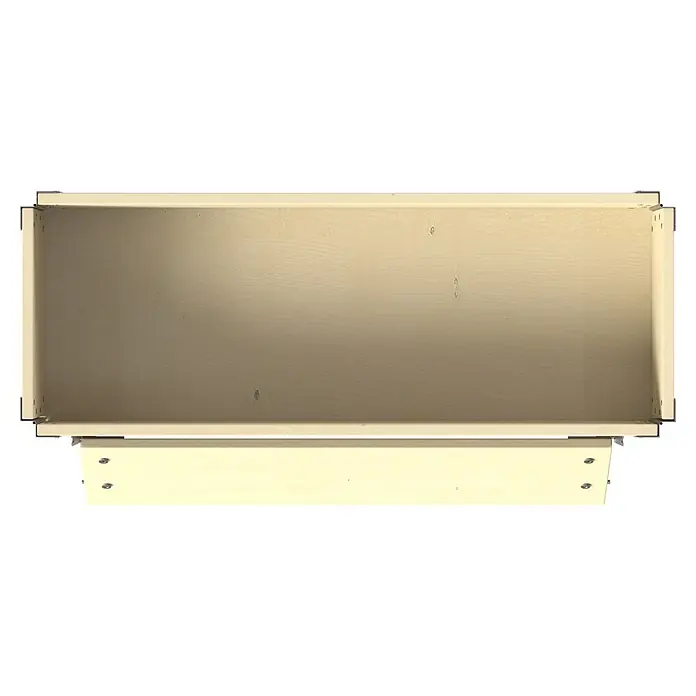 Upyard Kräuterkasten Advanced - 80 x 30 x 68 cm, Stahl, Natur - Leere, teilweise ausgezogene Holzschublade in heller Holzoptik mit natürlicher Maserung.