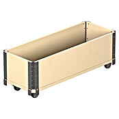 Upyard Kräuterkasten mit Rollen (Natur, 80 x 30 x 19,5 cm) | BAUHAUS
