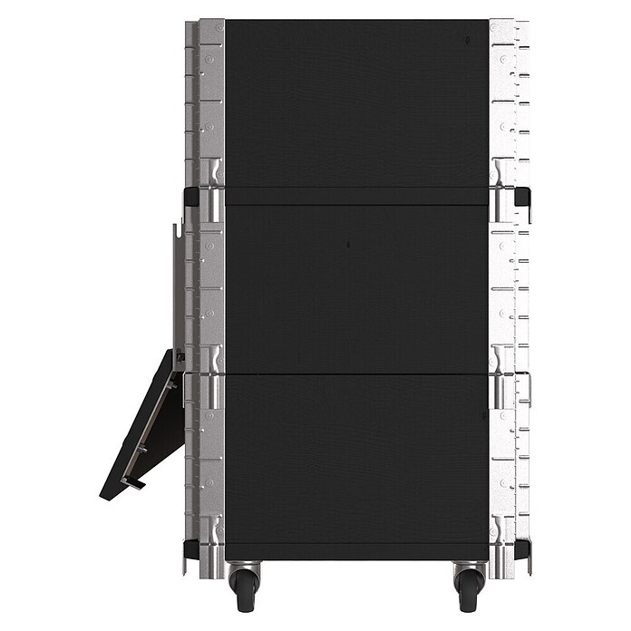 Upyard Maceta para hierbas altas Advanced (120 x 40 x 68 cm, Acero, Negro) | BAUHAUS