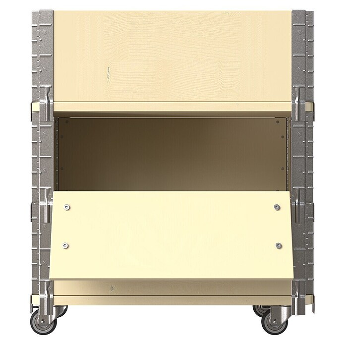 Upyard Kräuterkasten Advanced (40 x 60 x 68 cm, Stahl, Natur) | BAUHAUS