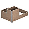 Upyard Hochbeet 3 Ebenen (120 x 80 x 58,5 cm, Holz, Braun, Fassungsvermögen: 301,8 l) | BAUHAUS