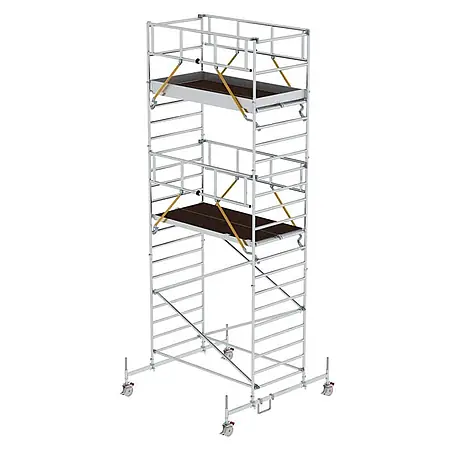 Munk  Rollgerüst Rollgerüst SG mit Doppelplattform 1,35x2,45m Plattform 7,78m AH