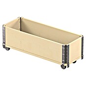 Upyard Kräuterkasten mit Rollen (Natur, 80 x 30 x 19,5 cm) | BAUHAUS