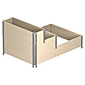 Upyard Hochbeet 3 Ebenen (120 x 80 x 58,5 cm, Holz, Natur, Fassungsvermögen: 302,4 l) | BAUHAUS