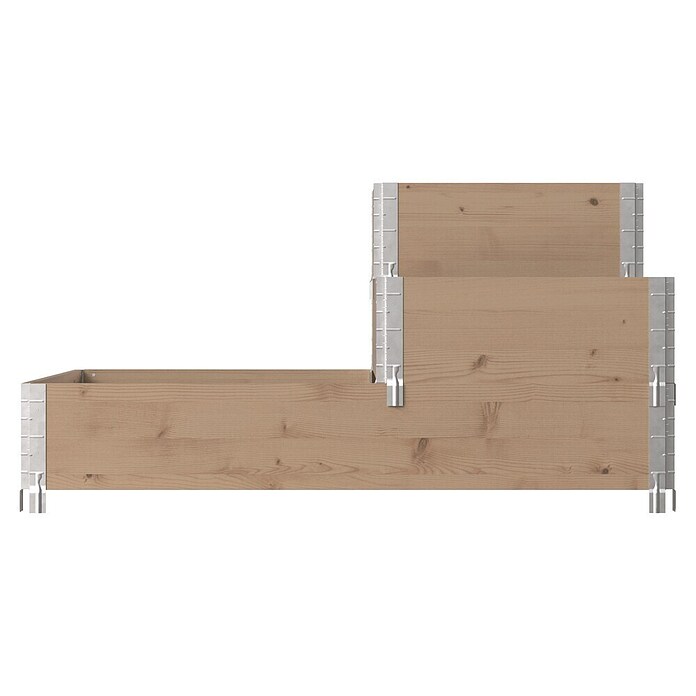 Upyard Hochbeet 3 Ebenen (120 x 80 x 58,5 cm, Holz, Braun, Fassungsvermögen: 301,8 l) | BAUHAUS