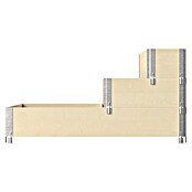 Upyard Hochbeet 3 Ebenen (120 x 80 x 58,5 cm, Holz, Natur, Fassungsvermögen: 302,4 l) | BAUHAUS