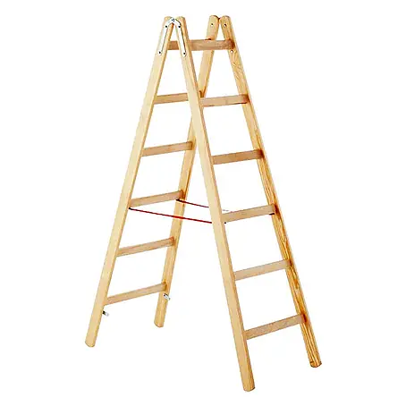 Zarges  Stehleiter Holz Stehleiter Cresta B, beidseitig begehbar 2x10 Sprossen