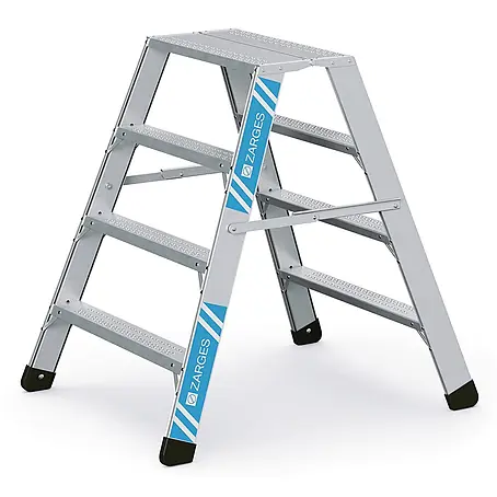 Zarges  Stehleiter Arbeitspodest Seventec RC BP 2x4 Stufen