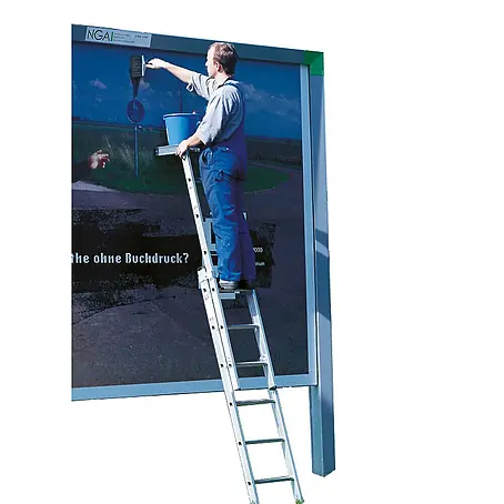 Euroline  Mehrzweckleiter Premium 328 Plakatleiter 2x4 Sprossen