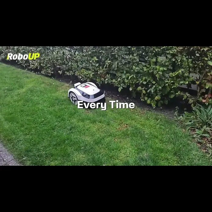 RoboUp Mähroboter Raccoon 2 SE - 600 m², Schnittbreite: 20 cm, Kamera-gestützte Navigation - Raccoon 2 SE: No Trim Needed