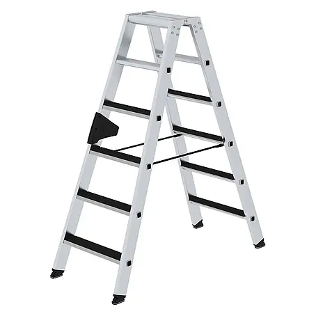Munk  Stehleiter Stehleiter beidseitig begehbar mit clip-step 2x6 Stufen