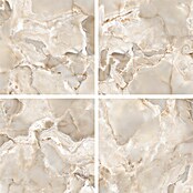 Feinsteinzeugfliese Onyx Freedom (60 x 60 cm, Beige, Glänzend) | BAUHAUS