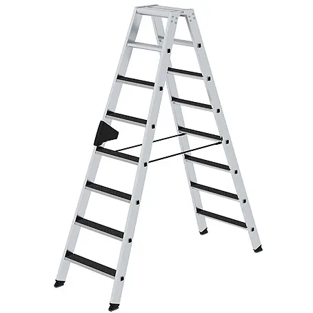 Munk  Stehleiter Stehleiter beidseitig begehbar mit clip-step R13 2x8 Stufen