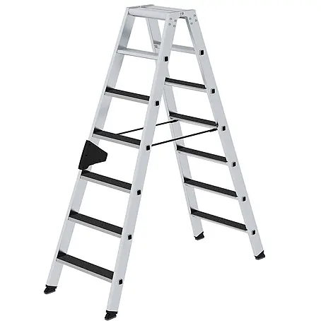 Munk  Stehleiter Stehleiter beidseitig begehbar mit clip-step R13 2x7 Stufen