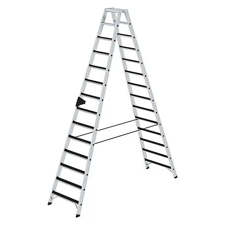 Munk  Stehleiter Stehleiter beidseitig begehbar mit clip-step 2x14 Stufen