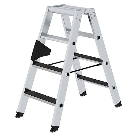 Munk  Stehleiter Stehleiter beidseitig begehbar mit clip-step R13 2x4 Stufen