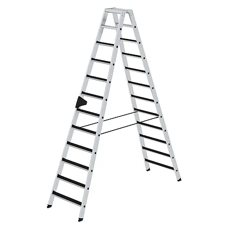 Munk  Stehleiter Stehleiter beidseitig begehbar mit clip-step 2x12 Stufen