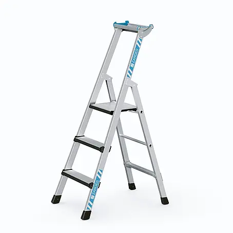 Zarges  Stehleiter Comfortstep S gebördelte Stehleiter mit gepolsterter Stufen-Vorderkante 3