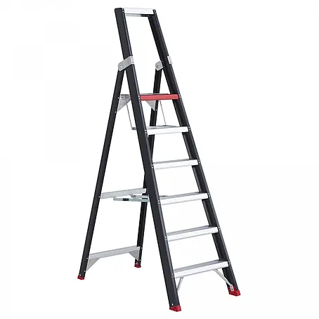 Altrex  Stehleiter Taurus einseitig begehbare Stufenstehleiter TGB 6 Stufen