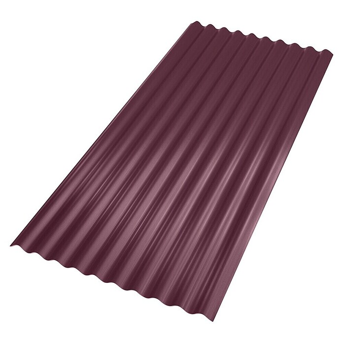 Gutta Wellplatte Shelltec (200 cm x 95 cm x 4 mm, Terracotta-Rot) | BAUHAUS