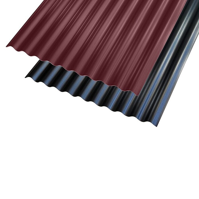 Gutta Wellplatte Shelltec (200 cm x 95 cm x 4 mm, Terracotta-Rot) | BAUHAUS
