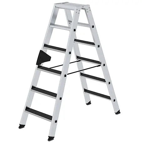 Munk  Stehleiter Stehleiter beidseitig begehbar mit clip-step R13 2x6 Stufen