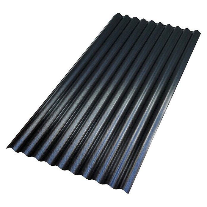 Gutta Wellplatte Shelltec (200 cm x 95 cm x 4 mm, Anthrazit) | BAUHAUS