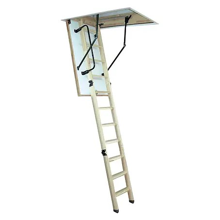 Altrex  Bodentreppe Woodytrex-De Luxe 3-teilige Bodentreppe einklappbar 120x60cm